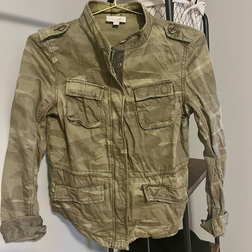 Camo utility jacket Loft